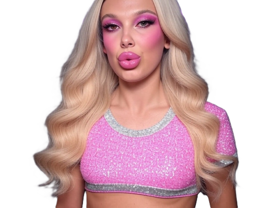 millie bobby brown stranger things botox pute bouche cul poule canard coincoin