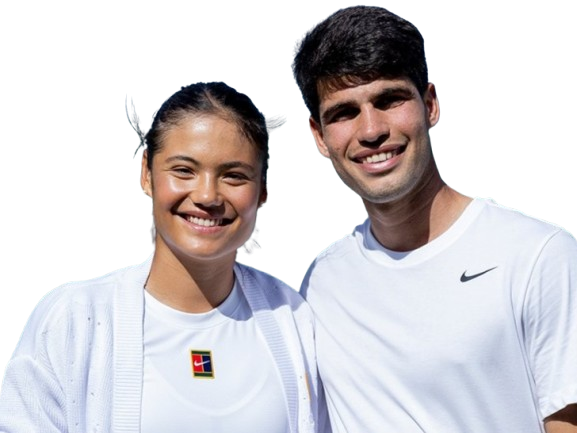 raducanu alcaraz carlos carlitos carlotin emma tennis couple amoureux ensemble ft