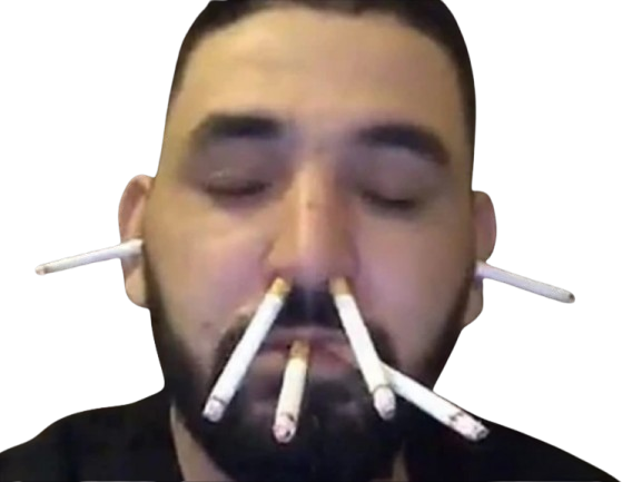 mohamed henni momo fume cigarettes dans le nez youtubeur football om