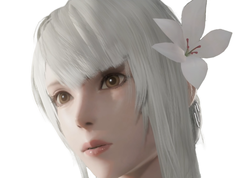 kaine nier replicant ver122474487139 replicants jeu video japonais femme cheveux blancs epeiste