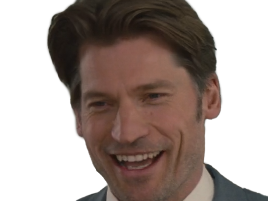 Sticker nikolaj coster waldau acteur homme danois quarantenaire quarantaine quadragenaire brun yeux bleus jaime lannister gameofthrones par Dark-63