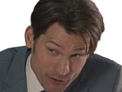 Sticker nikolaj coster waldau acteur homme danois quarantenaire quarantaine quadragenaire brun yeux bleus jaime lannister gameofthrones par Dark-63