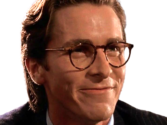 patrick bateman christian bale psychopathe tueur fou bg sigma reussite argent american psycho chad brun