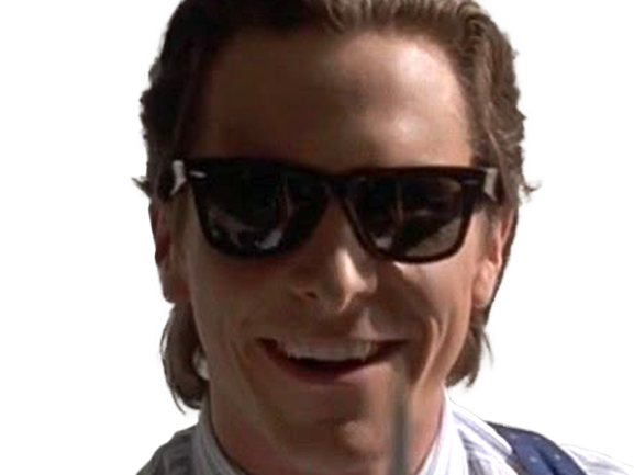 patrick bateman christian bale psychopathe tueur fou bg sigma reussite argent american psycho chad brun