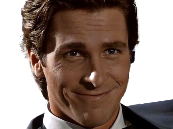 patrick bateman christian bale psychopathe tueur fou bg sigma reussite argent american psycho chad brun