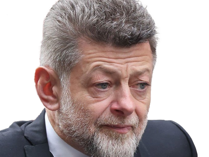 andy clement serkis acteur realisateur producteur motioncapture capturedemouvement britannique anglais cinquantenaire quinquagenaire cinquantaine homme barbu