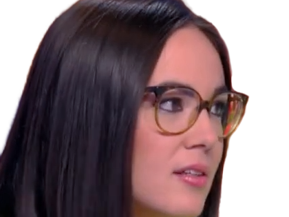 agathe auproux journaliste chroniqueuse francaise vietnamienne asiatique metis tpmp lunettes brune vingtaine vingtenaire 2010s