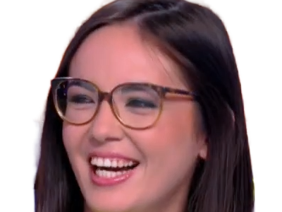 agathe auproux journaliste chroniqueuse francaise vietnamienne asiatique metis tpmp lunettes brune vingtaine vingtenaire 2010s