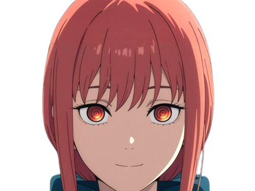 makima moupe chainsaw man waifu potential eleve chien wouf bark waf rousse anime manga