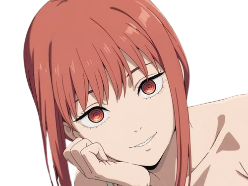 makima moupe chainsaw man waifu potential eleve chien wouf bark waf rousse anime manga