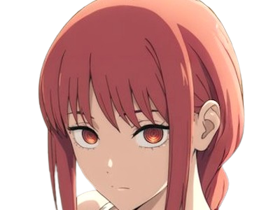 makima moupe chainsaw man waifu potential eleve chien wouf bark waf rousse anime manga