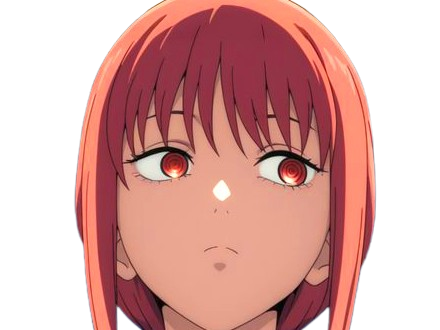 makima moupe chainsaw man waifu potential eleve chien wouf bark waf rousse anime manga