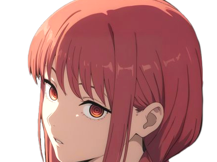 makima moupe chainsaw man waifu potential eleve chien wouf bark waf rousse anime manga