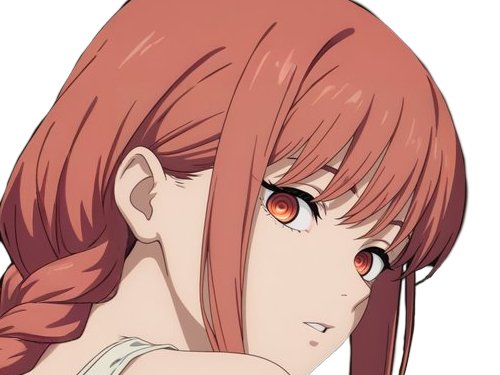 makima moupe chainsaw man waifu potential eleve chien wouf bark waf rousse anime manga