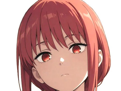 makima moupe chainsaw man waifu potential eleve chien wouf bark waf rousse anime manga