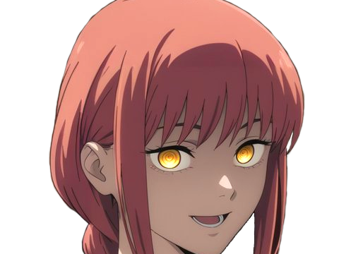 makima moupe chainsaw man waifu potential eleve chien wouf bark waf rousse anime manga