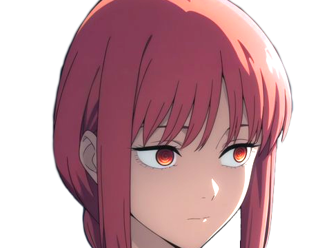 makima moupe chainsaw man waifu potential eleve chien wouf bark waf rousse anime manga