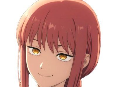 makima moupe chainsaw man waifu potential eleve chien wouf bark waf rousse anime manga