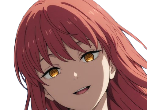 makima moupe chainsaw man waifu potential eleve chien wouf bark waf rousse anime manga