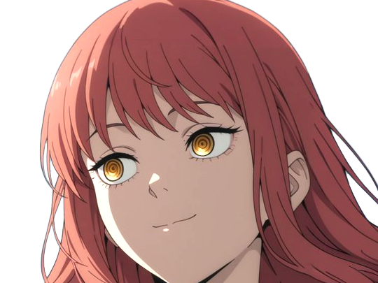 makima moupe chainsaw man waifu potential eleve chien wouf bark waf rousse anime manga