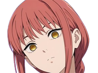 makima moupe chainsaw man waifu potential eleve chien wouf bark waf rousse anime manga