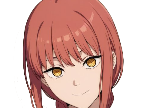 makima moupe chainsaw man waifu potential eleve chien wouf bark waf rousse anime manga