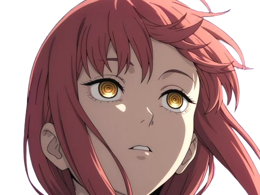 Sticker makima moupe chainsaw man waifu potential eleve chien wouf bark waf rousse anime manga par Dark-63