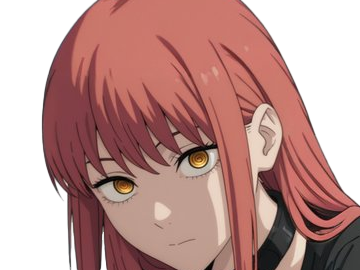 makima moupe chainsaw man waifu potential eleve chien wouf bark waf rousse anime manga