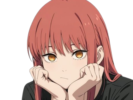 makima moupe chainsaw man waifu potential eleve chien wouf bark waf rousse anime manga