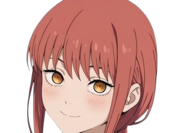 makima moupe chainsaw man waifu potential eleve chien wouf bark waf rousse anime manga