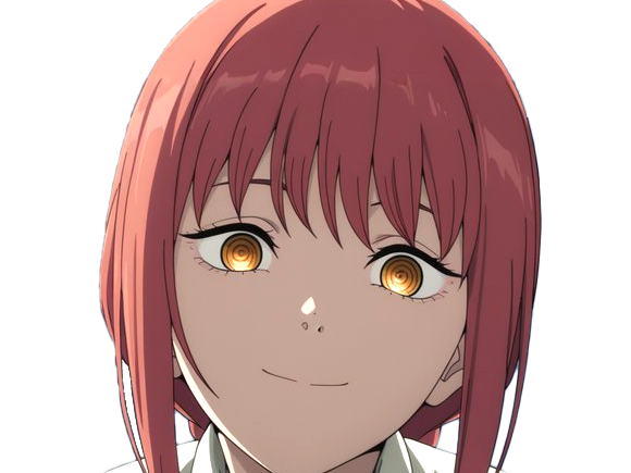 makima moupe chainsaw man waifu potential eleve chien wouf bark waf rousse anime manga