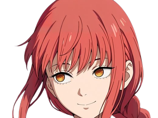 makima moupe chainsaw man waifu potential eleve chien wouf bark waf rousse anime manga