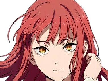 makima moupe chainsaw man waifu potential eleve chien wouf bark waf rousse anime manga