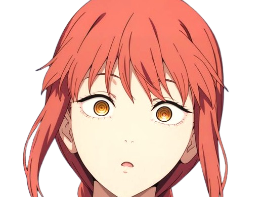 makima moupe chainsaw man waifu potential eleve chien wouf bark waf rousse anime manga
