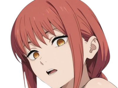 makima moupe chainsaw man waifu potential eleve chien wouf bark waf rousse anime manga