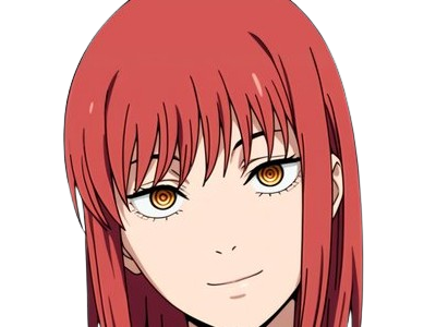 makima moupe chainsaw man waifu potential eleve chien wouf bark waf rousse anime manga