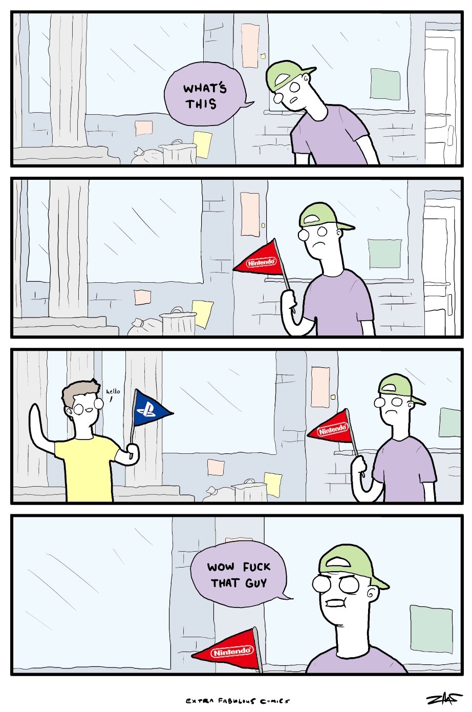 gdc guerre des consoles nintendo switch sony playstation meme