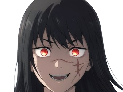 yoru asa mitaka chainsaw man waifu anime manga possedee fille femme cheveux-noirs yeux-rouges