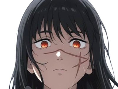 yoru asa mitaka chainsaw man waifu anime manga possedee fille femme cheveux-noirs yeux-rouges