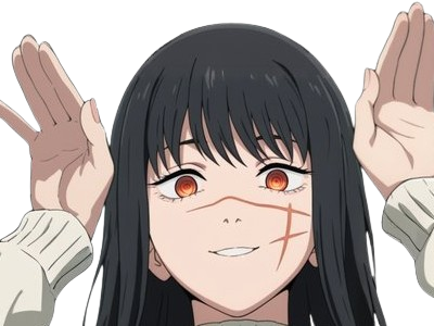 yoru asa mitaka chainsaw man waifu anime manga possedee fille femme cheveux-noirs yeux-rouges