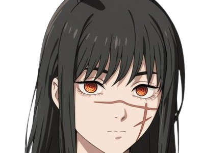 yoru asa mitaka chainsaw man waifu anime manga possedee fille femme cheveux-noirs yeux-rouges