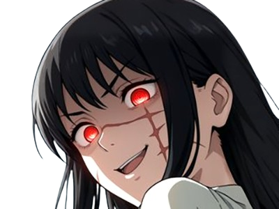 yoru asa mitaka chainsaw man waifu anime manga possedee fille femme cheveux-noirs yeux-rouges