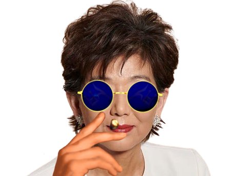 michele michelle kang queen ol olympique lyonnais lunettes fume boss