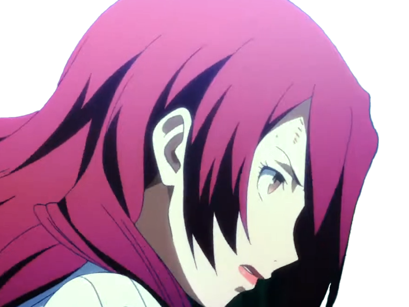 Sticker mitsuru kirijo sees persona 3 reload anime manga jeu rousse femme waifu eleve presidente bde par Dark-63