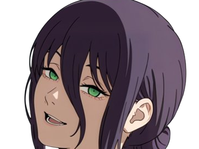reze lady hybride femme fille waifu manga anime chainsaw man chainsawman yeux-verts cheveux-violets