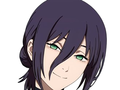 reze lady hybride femme fille waifu manga anime chainsaw man chainsawman yeux-verts cheveux-violets