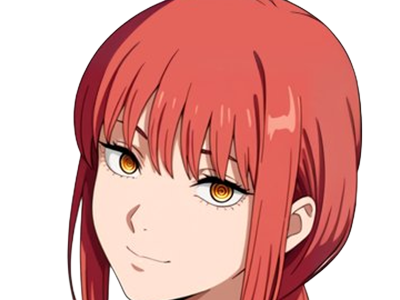 makima moupe chainsaw man waifu potential eleve chien wouf bark waf rousse anime manga