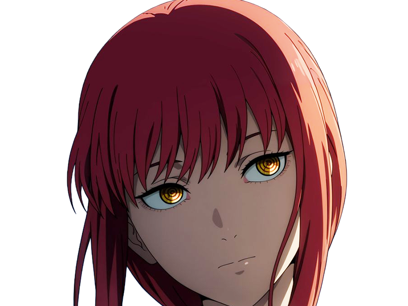 makima moupe chainsaw man waifu potential eleve chien wouf bark waf rousse anime manga