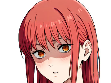makima moupe chainsaw man waifu potential eleve chien wouf bark waf rousse anime manga