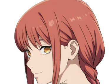 makima moupe chainsaw man waifu potential eleve chien wouf bark waf rousse anime manga